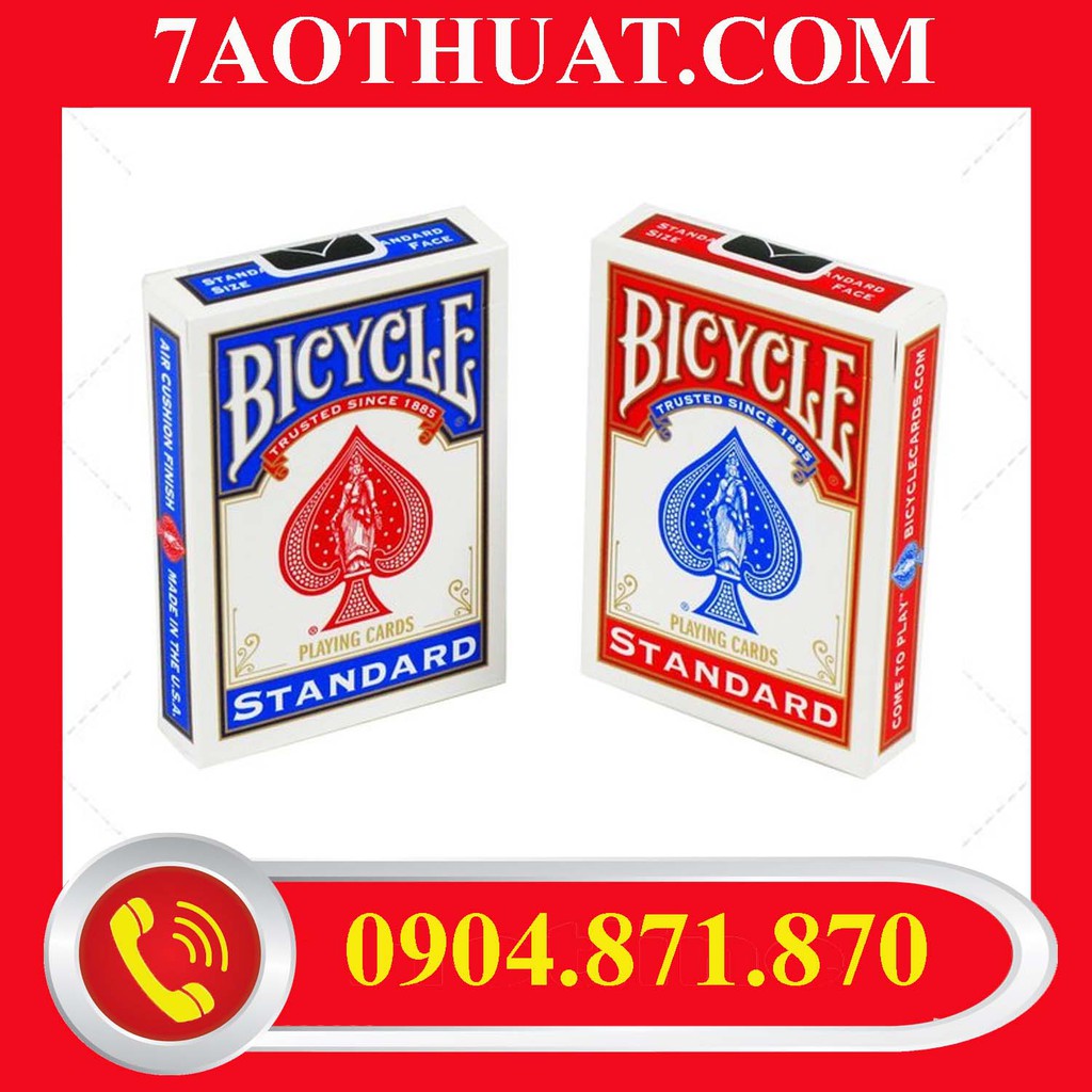 Bài ảo thuật bicycle USA cao cấp : Bicycle standard xanh