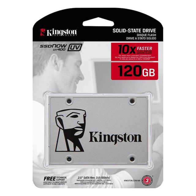 Ổ cứng Kingston SSD A400 120GB SATA 3 - Tặng caddy bay trị giá 120k - - Hàng nhập khẩu Bảo hành 36 tháng