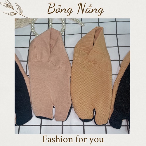 Combo 5 đôi vớ hài da nữ, tất nữ hài da có gân xỏ ngón chất thun