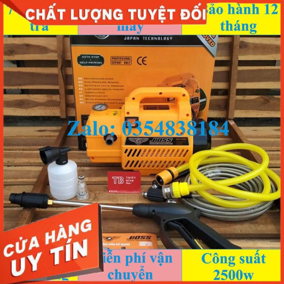 MÁY RỬA XE BOSS 3000w có áp