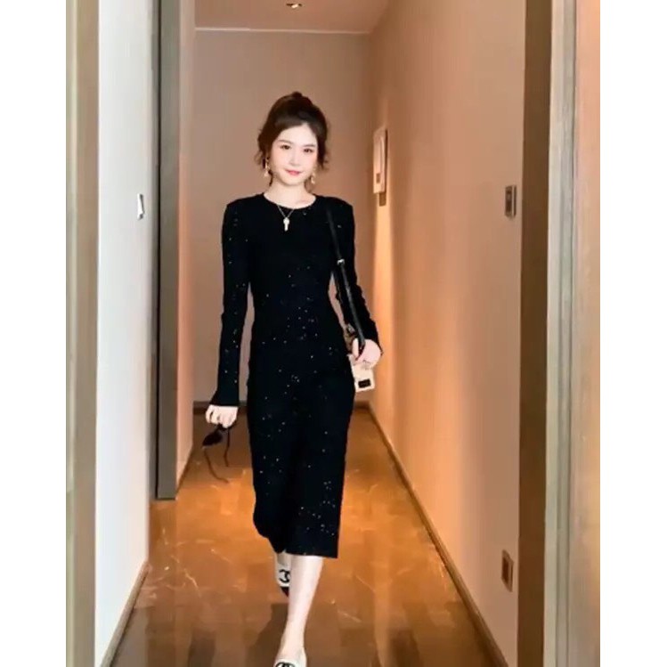 Váy body nhũ kim tuyến