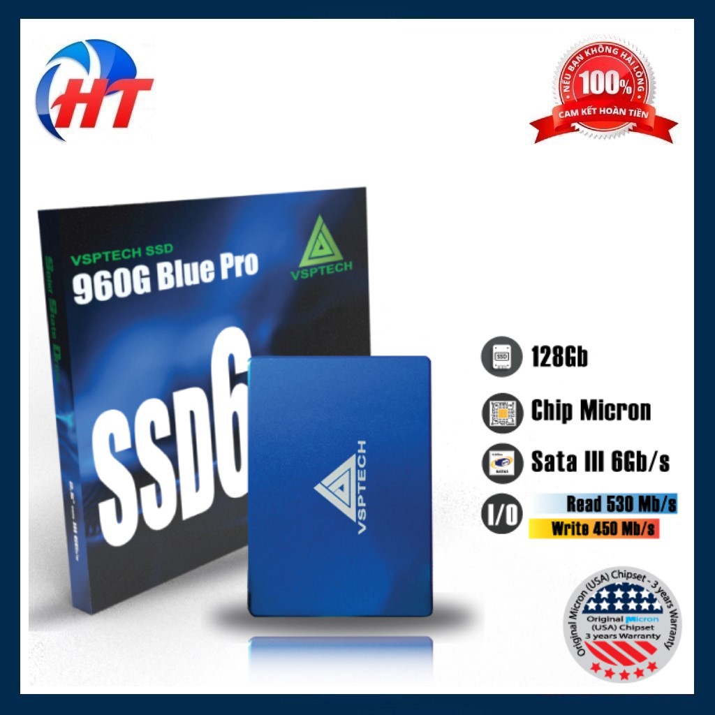 Ổ cứng SSD VSPTECH Blue Pro 128G/b