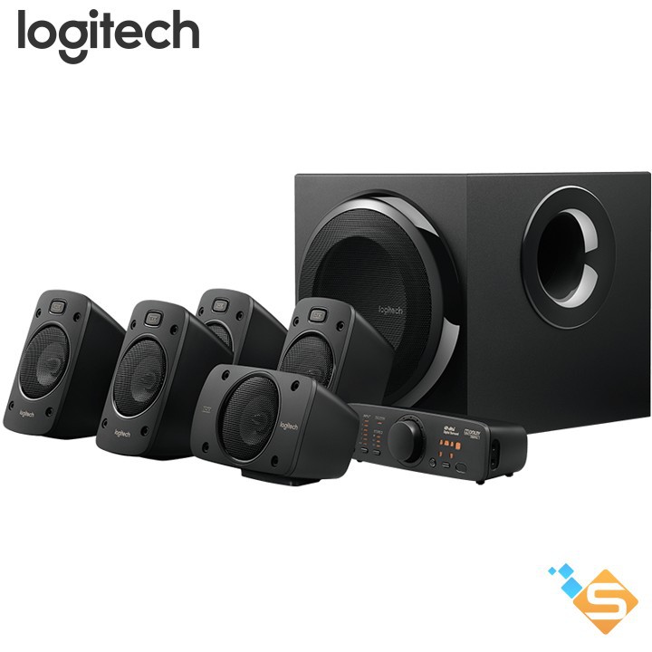 Loa Máy Tính Cao Cấp Logitech Z906 Am Thanh Vòm 5.1 (THX) Công Suất 500W - Bảo Hành Chính Hãng 2 Năm