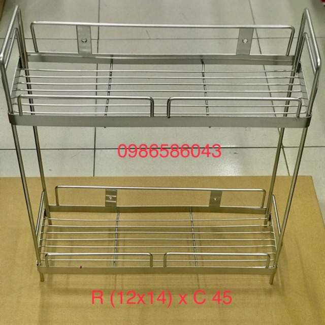 Kệ có chân đứng đựng gia vị trong nhà bếp ,kệ để sữa tắm trong nhà vệ sinh inox 304 cao cấp