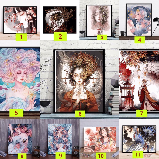 [ORDER]- VIDEO THẬT - TRANH SƠN DẦU TỰ TÔ