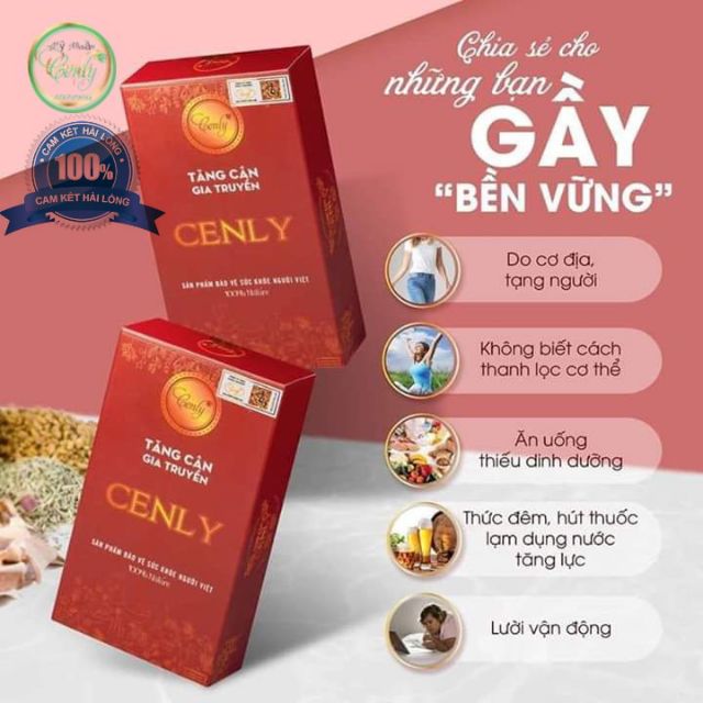 TĂNG CÂN CENLY🌺 [2_4 cân sau 13 ngày ] 👑CÓ UỐNG CÓ TĂNG CAM KẾT HIỆU QUẢ SAU 1 LIỆU TRÌNH 25v 💯 FREESHIP ✔️ | BigBuy360 - bigbuy360.vn
