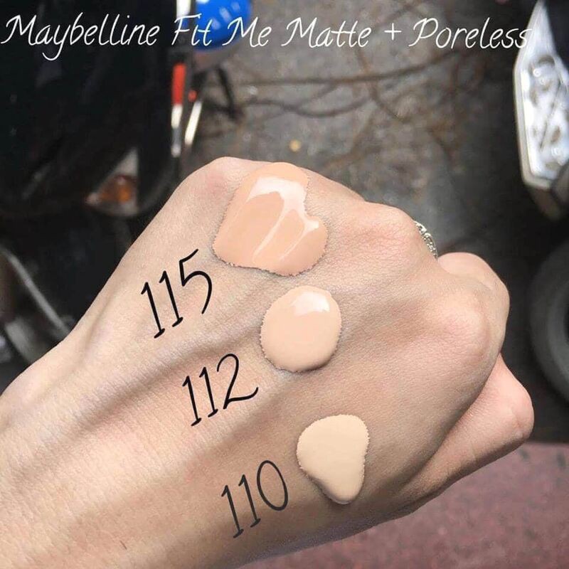 Kem nền kiềm dầu Maybelline Fit Me Matte Poreless Foundation 30ml [Nika Cosmetics]