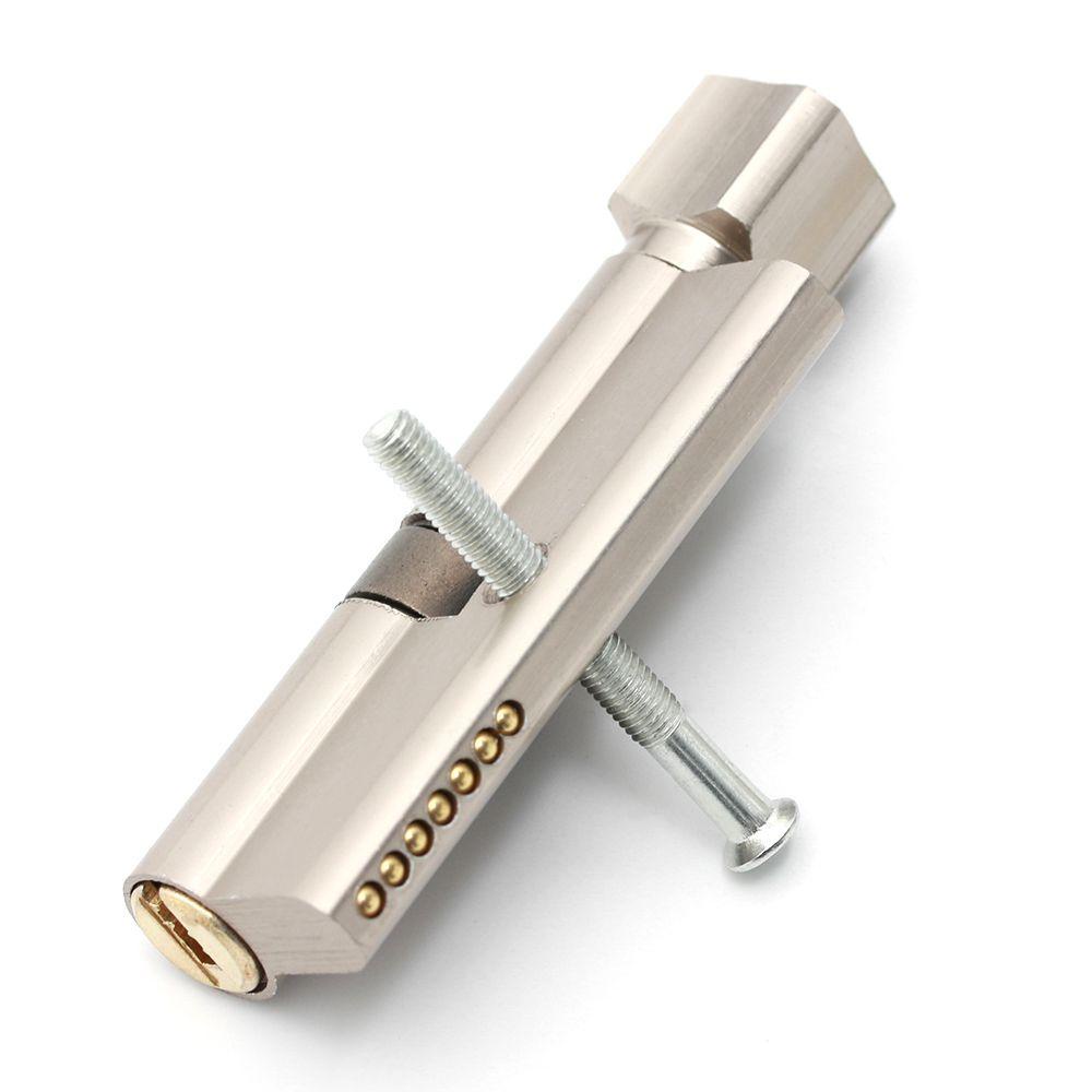 Ổ Khóa Chống Trộm Bằng Hợp Kim Nhôm Hình Trụ 70mm Kèm 3 Chìa Khóa