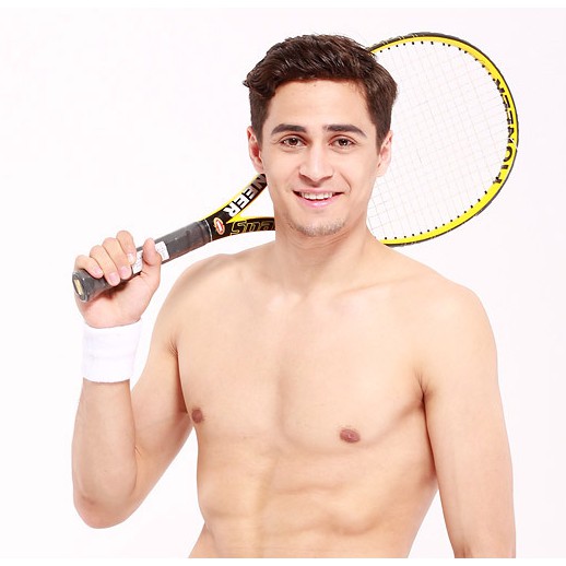 Đai băng cuốn cổ tay THẤM MỒ HÔI chơi thể thao tenis cầu lông chuyên gym - Aolikes AL 0230 - 0235
