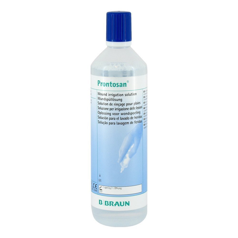 Prontosan Solution Round 350Ml Braun - Dung dịch sát khuẩn nhanh lành vết thương, làm mềm vết loét