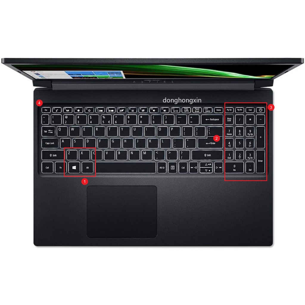 Miếng Dán Bảo Vệ Bàn Phím Cho Acer Aspire 7 A715-42G A715 42G 41G 75G A715 74G A715-74 A715-75 A715-51G 2020