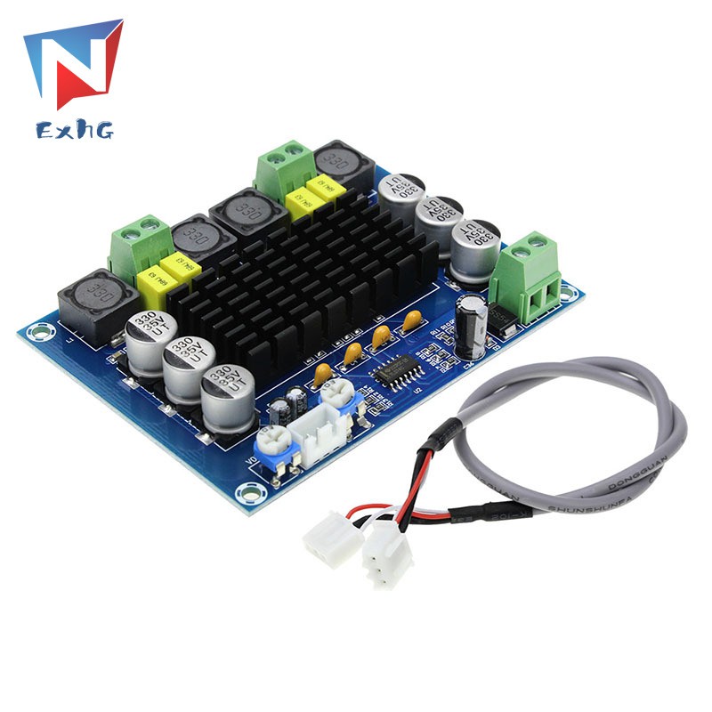 ExhG❤❤❤High quality TPA3116D2 Dual-channel Stereo High Power Digital Audio Power Amplifier Board 2x120W XH-M543 @VN