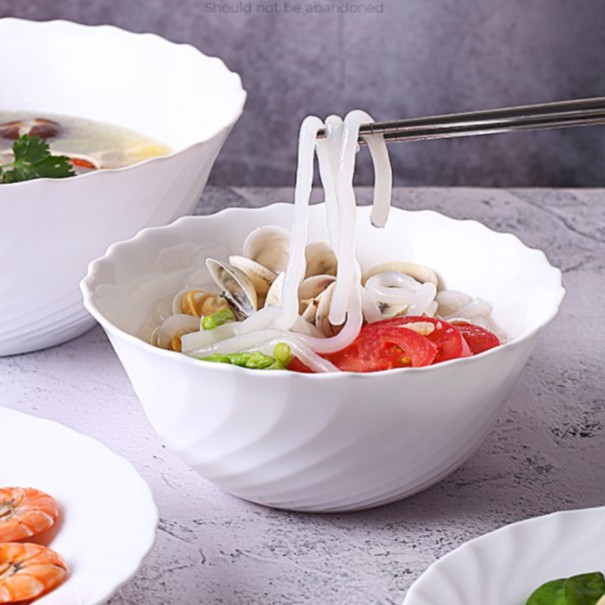 Bộ 6 tô dùng bún phở Luminarc Trianon 18cm N3651*6, thủy tinh cường lực, dùng vi sóng, máy rửa bát,chống xước