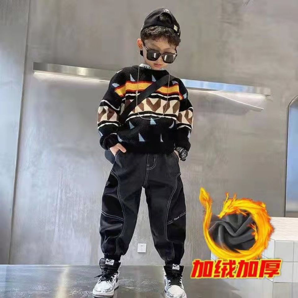 Quần Jeans Dài Phong Cách Thời Trang Mới Dành Cho Bé Trai