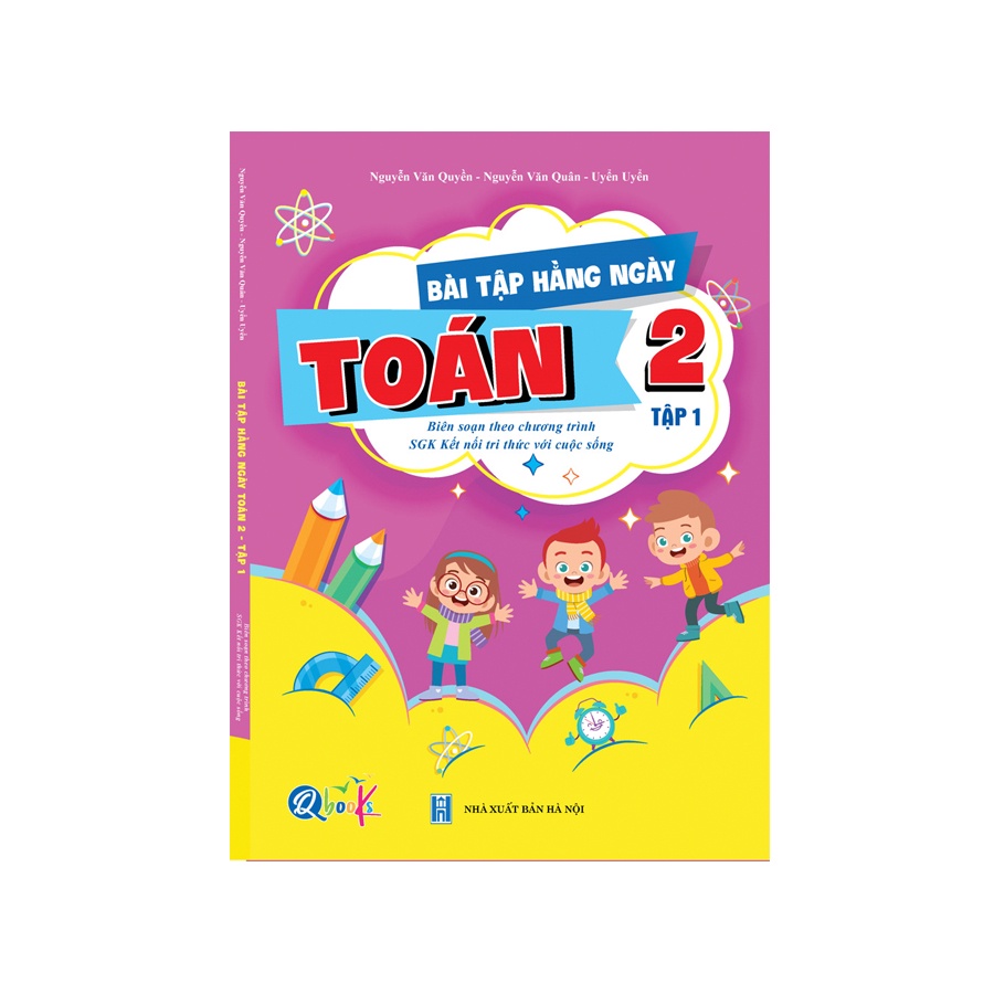 Sách - Combo Bài Tập Hằng Ngày Toán, Tiếng Việt Lớp 2 - Kết Nối Tri Thức Với Cuộc Sống tập 1