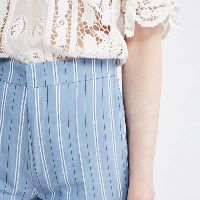 Sét vest Dazzle xanh sọc trắng