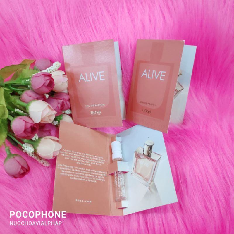 Sample Nước hoa Nữ Hugo Boss Alive EDP 1.2ml