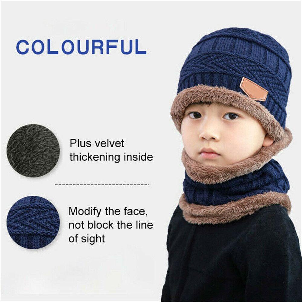 EUCA Mũ beanie Kèm Khăn Choàng Mềm Mại Cho Nữ