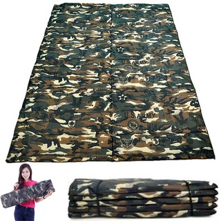 Đệm nệm gấp văn phòng 2 người nằm ngủ trưa - cắm trại