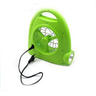 Quạt tích điện 3 in 1 có đèn pin chiếu sáng pin siêu bền chay 8h liên tục