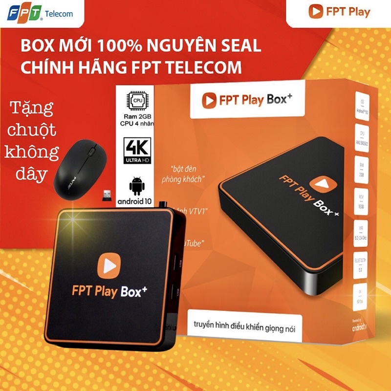 FPT Play Box+ Đầu Thu Kỹ Thuật Số T550 Hệ Điều Hành Android TV 10 Tặng thumbnail