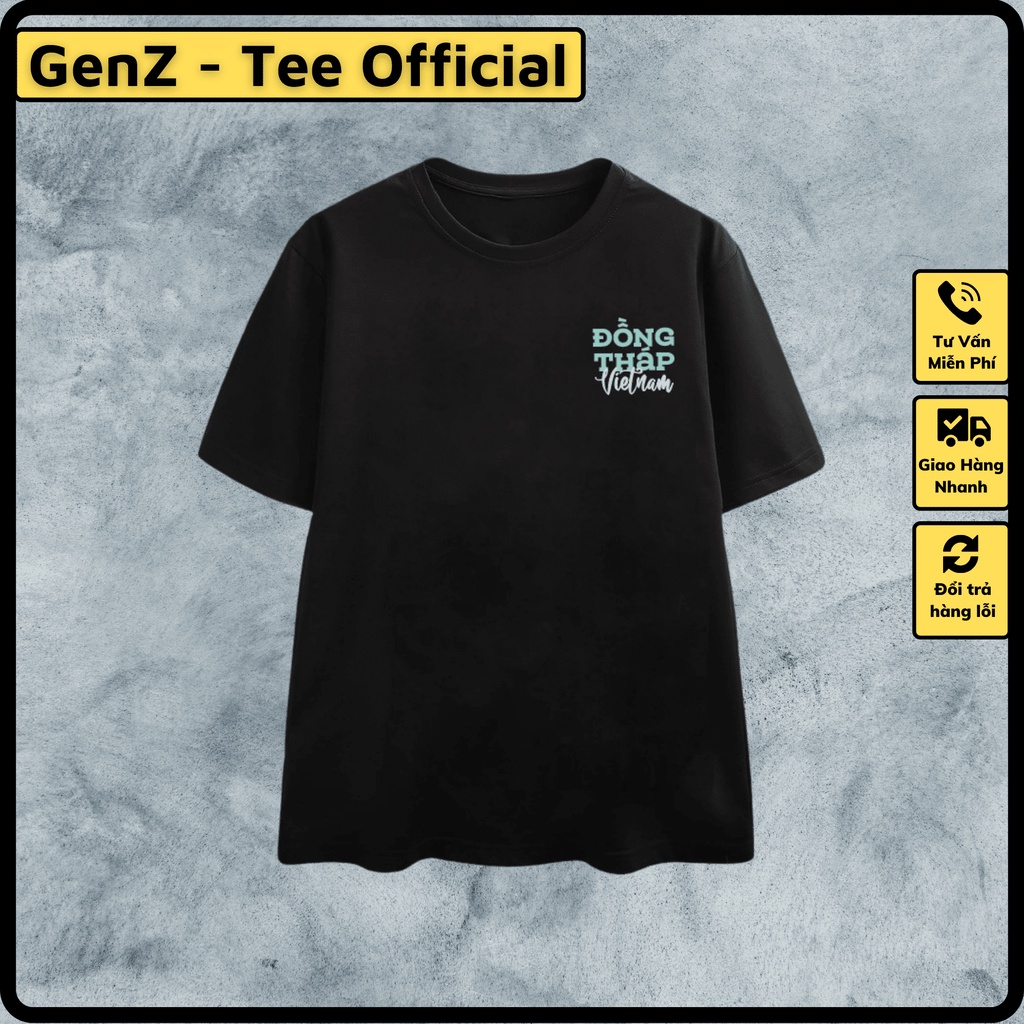 Áo Thun Local Brand Tỉnh Đồng Tháp, Áo 63 Tỉnh Thành Nam Nữ Form Rộng Unisex Genz Cá Tính