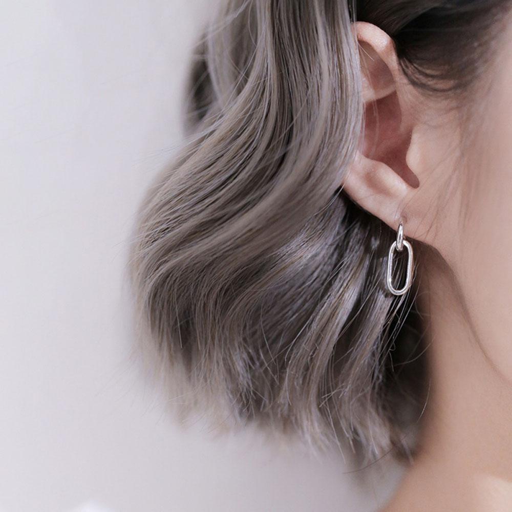 LILYES Khuyên Tai Hình Tròn Phong Cách Thời Trang Thanh Lịch Dành Cho Nữ