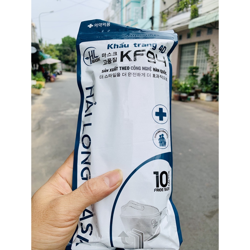 Khẩu Trang 𝑭𝒓𝒆𝒆𝒔𝒉𝒊𝒑 Set 10 Khẩu trang 4 Lớp KF94 UNI MASK Chống Bụi Mịn Và Kháng Khuẩn Hàng Cao Cấp