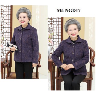 Áo khoác dạ người già, người trung niên NGD16 NGD17