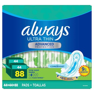 Băng vệ sinh ban ngày Always Ultra Thin Advanced Protection 88 miếng