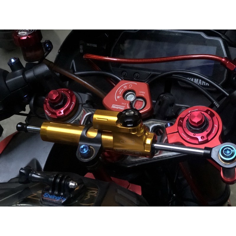 Ốc phuộc trước shark power yamaha r15v3 r15v4 r15 mt15 mt-15 xsr155 r3 đời phuộc usd
