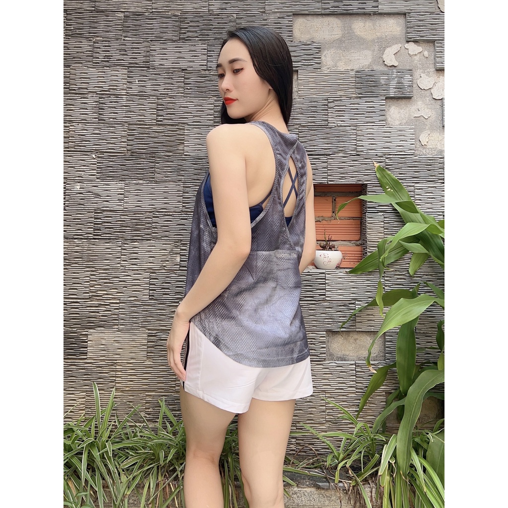 [ FREE SHIP ] Áo Tanktop nữ thể thao Phom Rộng