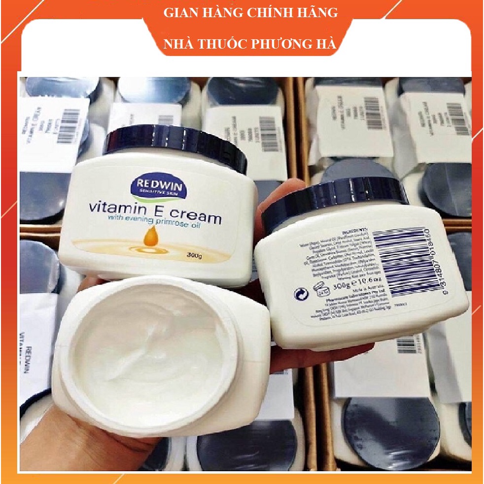 Vitamin E Cream. Kem dưỡng da vitamin E (ÚC) hủ 300g