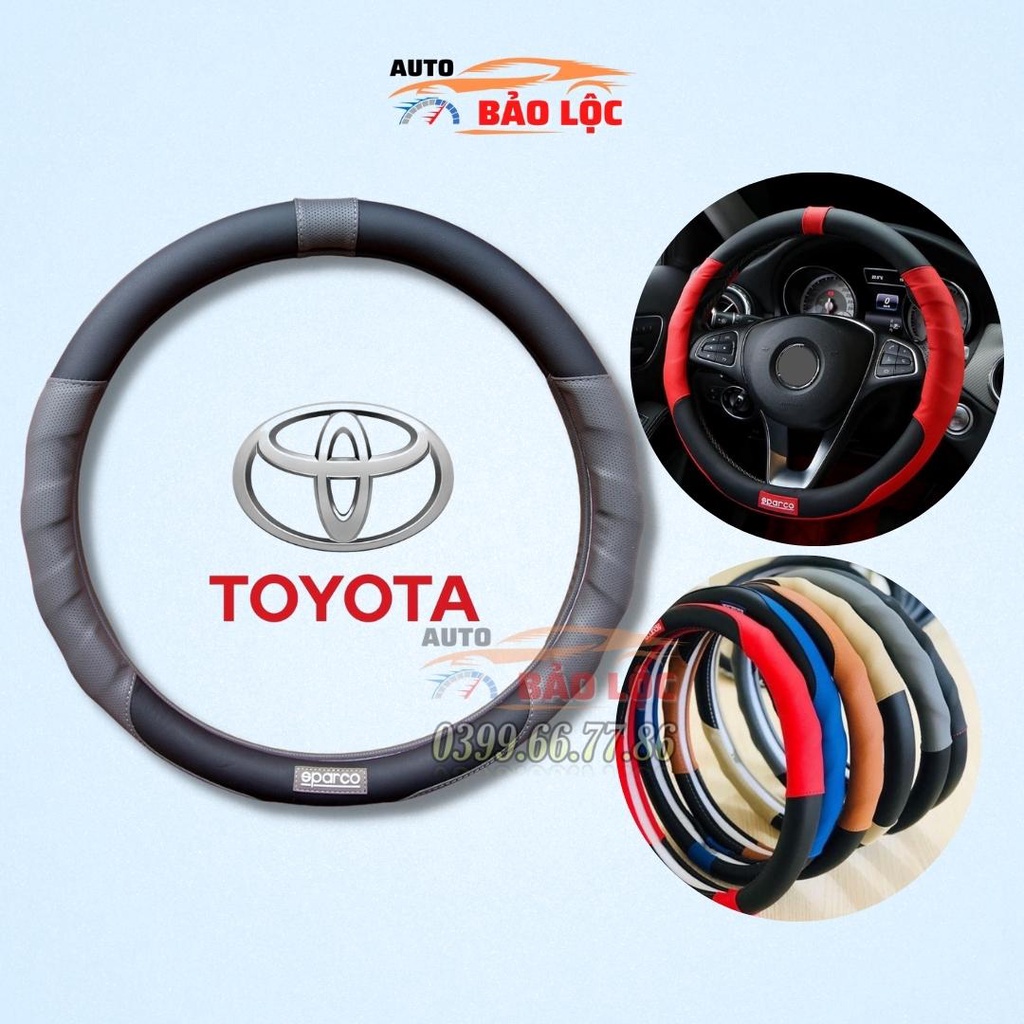 Bọc vô lăng TOYOTA Vios, Innova, Fortuner, Camry, Altis, Yaris, Land Cruise, Hilux, Avalon, Avanza, Rush - Auto Bảo Lộc