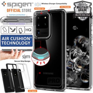 [HÀNG CHÍNH HÃNG] Ốp lưng Samsung Galaxy S20 / S20+ /S20 Ultra Spigen Ultra Hybrid Độ trong lâu có khả năng chống ố vàng
