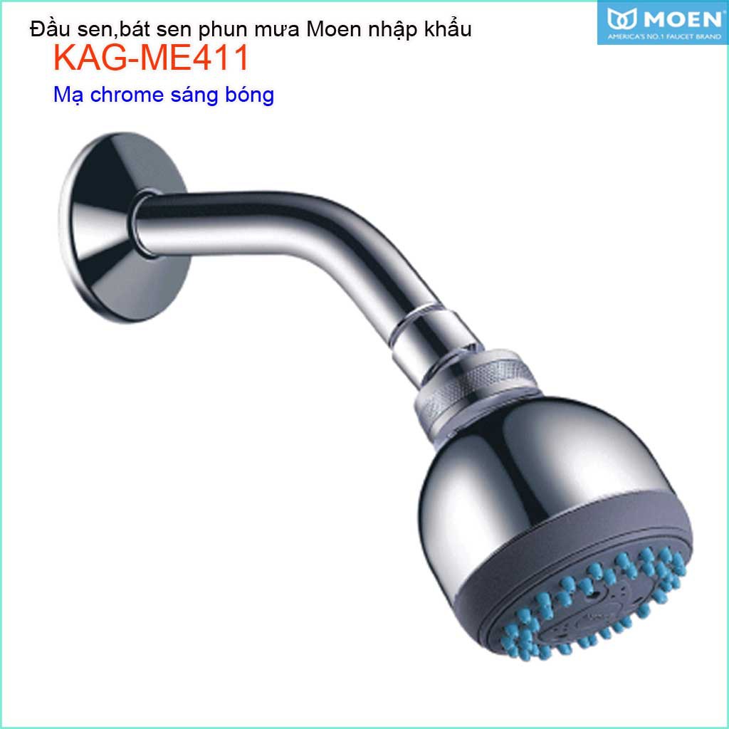 Đầu sen phun mưa Moen, bộ đầu sen âm tường KAG-ME411