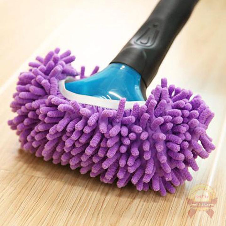 Giẻ Dép lau nhà san hô có thể dính vào cây lau và giày siêu thấm có bo viền