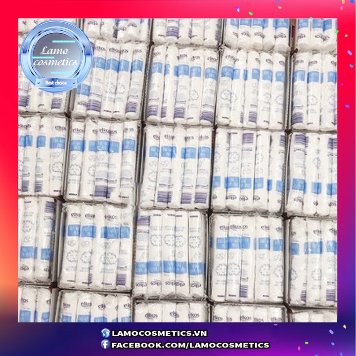 [MẪU MỚI] Bông Tẩy Trang Elkos 140 Miếng Đức
