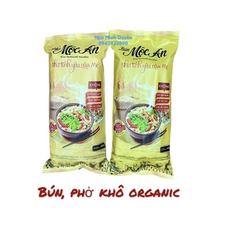 Bún khô - phở khô 400g mộc an - organic