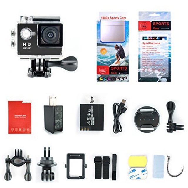 Máy Ảnh,Máy quay phim,Camera Hành Trình Thể Thao Sport A9 Full HD 1080P