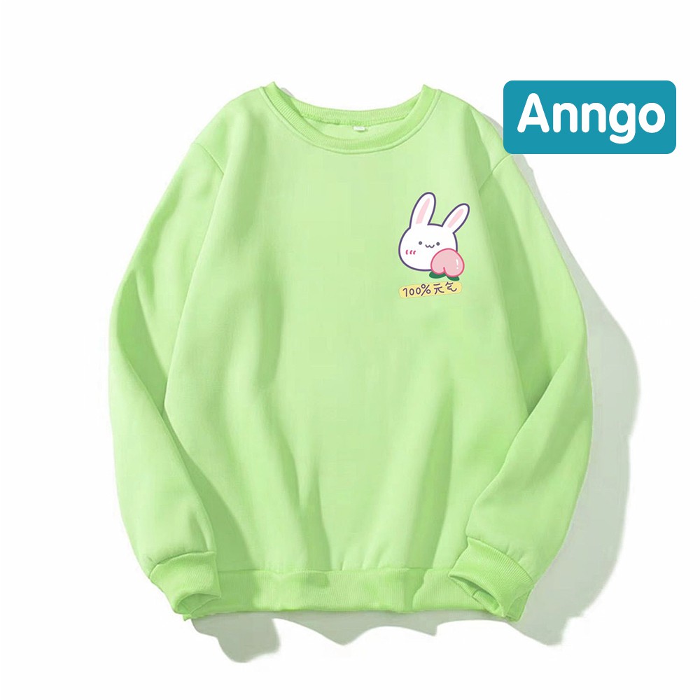 [FREESHIP_50K] Áo sweater nam nữ in hình Thỏ cực cute, chất nỉ dày dặn, hợp làm áo cặp AnNgo - DS121
