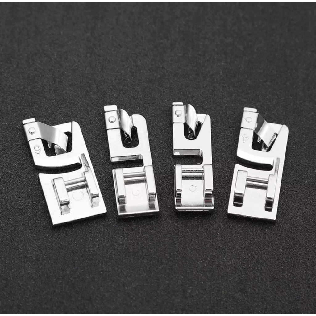 Bộ 4 chân vịt đế chân vịt cuốn lai sử dụng cho máy may gia đình đa năng