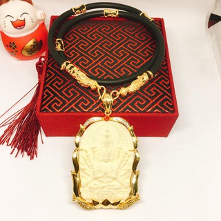 Dây chuyền Phong thủy Bạc Thái mặt Phật bà nghìn tay cao cấp