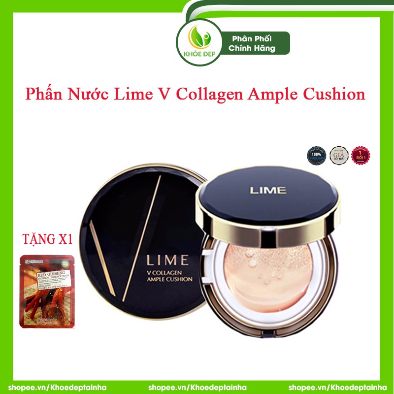 [ CHÍNH HÃNG ] Phấn Nước Lime V Collagen Ample Cushion - 20g | BigBuy360 - bigbuy360.vn