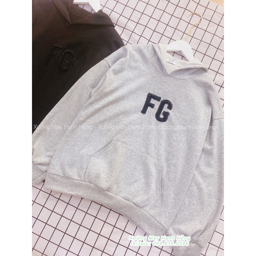 Áo nỉ sweater nam nữ unisex FG form rộng 2 màu basic-Sweater unisex dáng rộng tay bồng Ullzang Hàn Quốc