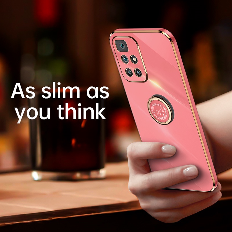 Ốp Điện Thoại Silicone Mạ Điện Cho Xiaomi Redmi 10