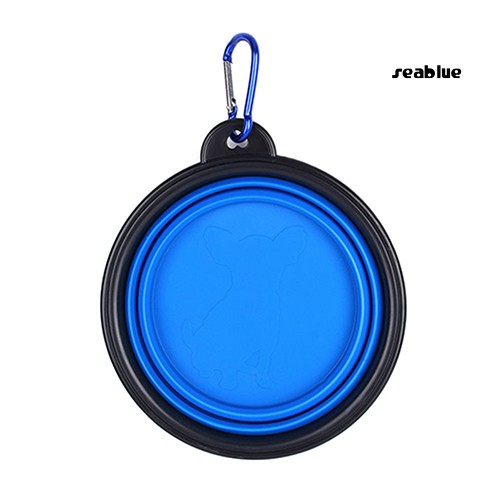 Bát silicon đựng thức ăn/ nước uống cho thú cưng