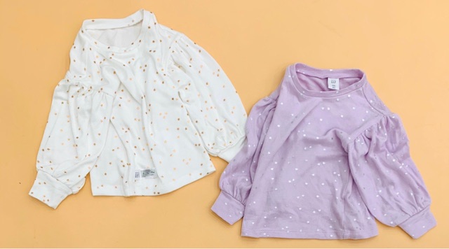 Áo bé gái dài tay