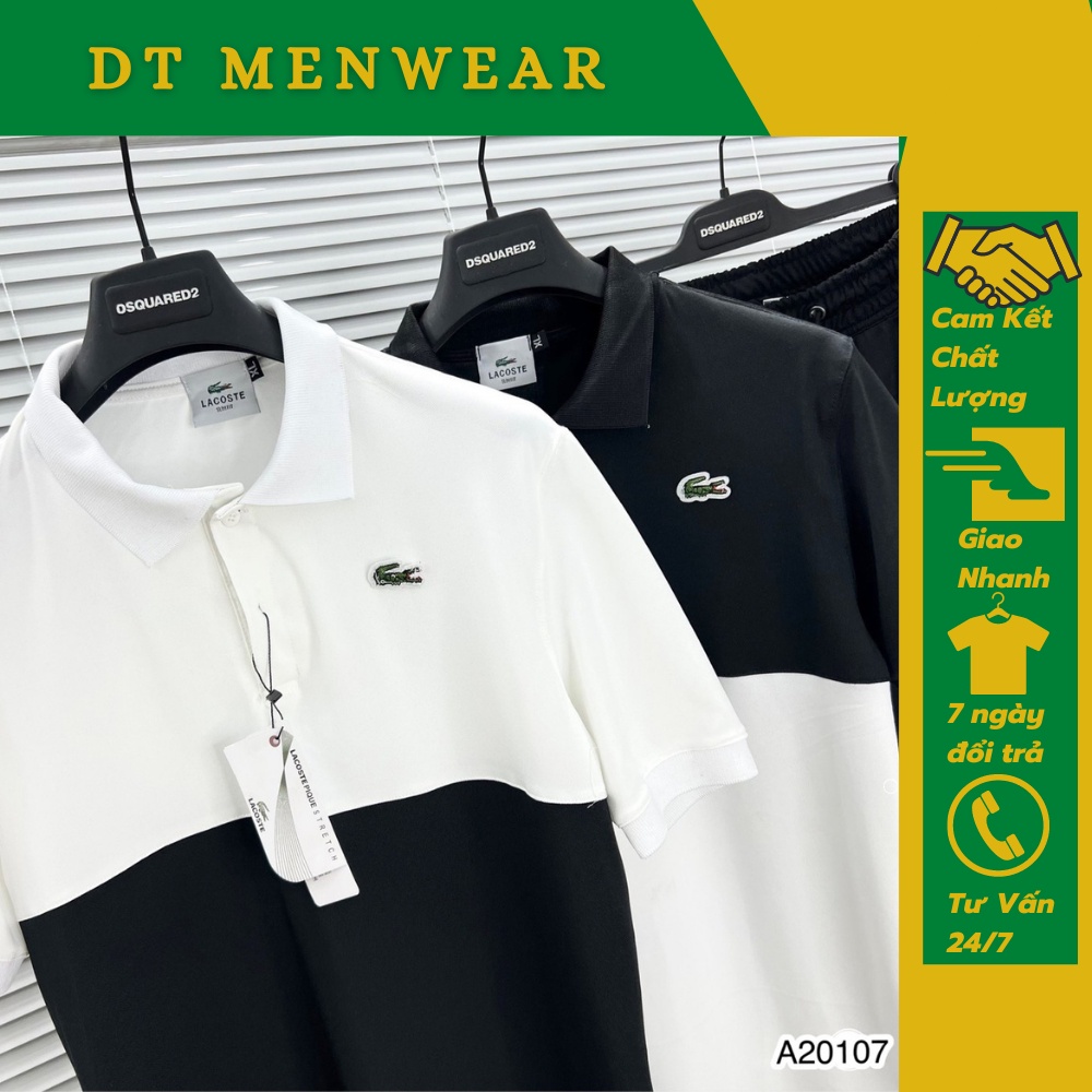 Bộ Thể Thao Nam Lacoste SPF . Đồ hộ Cộc Hè Nam Ls Chất Liệu Vải Cá Sấu Cotton Co Giãn Thấm Hút Mồ Hôi DT STORE MENWEAR