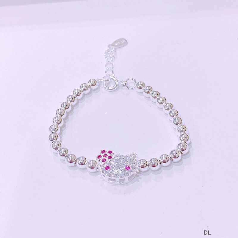 LẮC TAY MÈO KITTY CHO BÉ YÊU BẠC TA-THJ SILVER